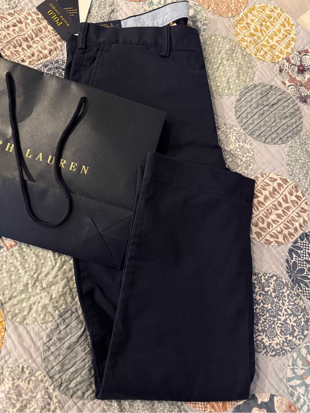 Polo by Ralph Lauren Navy Straight-Fit Chinos
